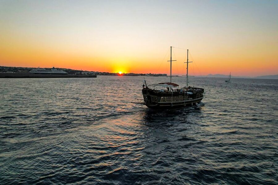 Rhodes: Sunset Cruise with Greek BBQ and Unlimited Drinks - Meeting Mandraki Harbour and Finding the Aphrodite Duchess
