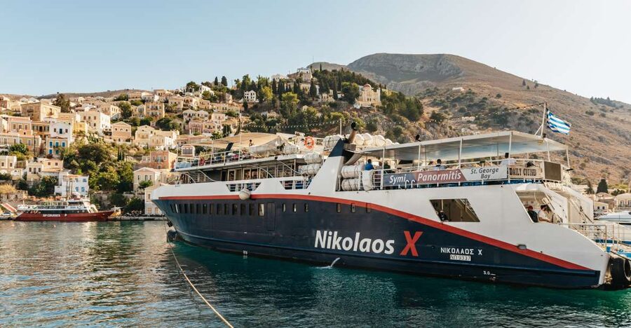 Rhodes: Symi Island & Panormitis Monastery Day Trip by Boat - West-coast cruising, what the 1-hour ride adds