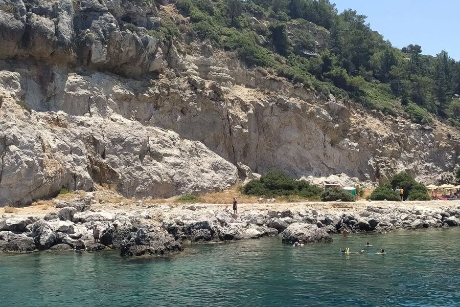 Rhodes Town: Anthony Quinn, Kalithea & Afandou Boat Cruise - Stop 3: Kallithea Bay or Springs for the Final Water Window