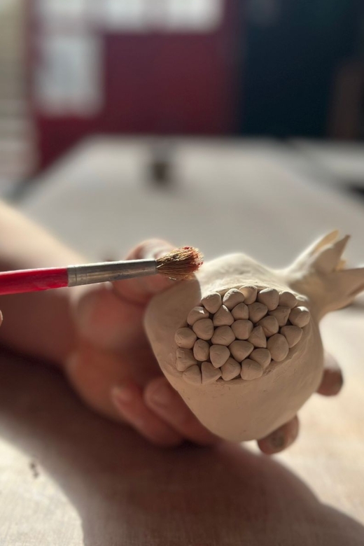 Rhodes Town: Pomegranate Pottery Masterclass - The 2-Hour Flow: From Clay Shape to Painted Finish