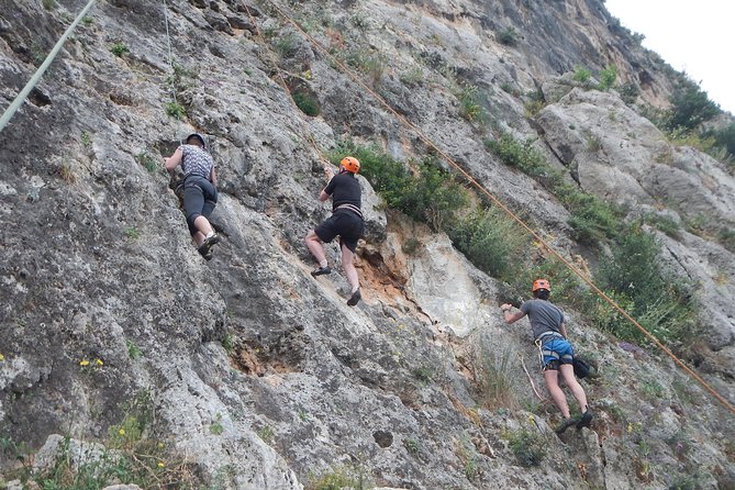 Rock Climbing at Kardamili- West Mani - Kardamili’s cliff is real, but the experience is beginner-friendly