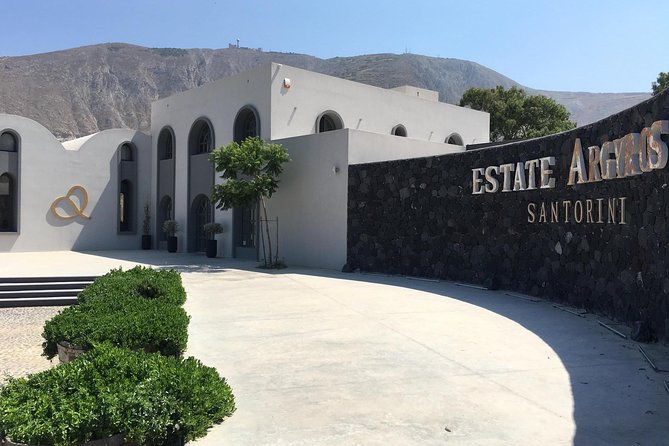 Santorini 3-Winery Tour with 12 Wine Tastings and Oia Sunset - Estate Argyros: award-winning wines with a caldera-style mood