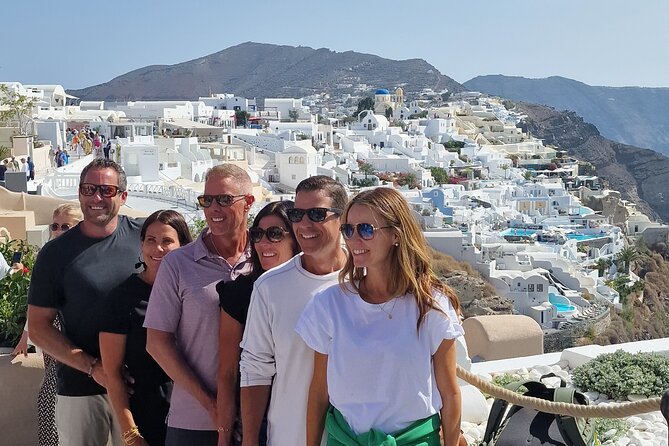 Santorini: 4hr Private First Impressions Tour - Three Bells of Fira: The Blue Domes Shot With a Real Plan
