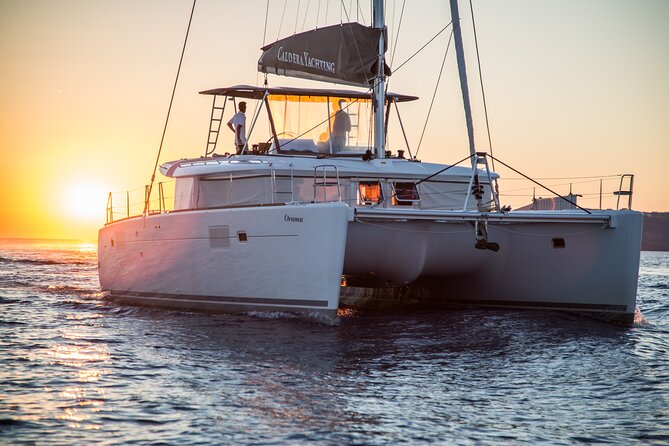 Santorini All-inclusive Catamaran Cruise with Thirassia Stop - Boarding Day: Pickup, Small-Group Comfort, and Crew Energy