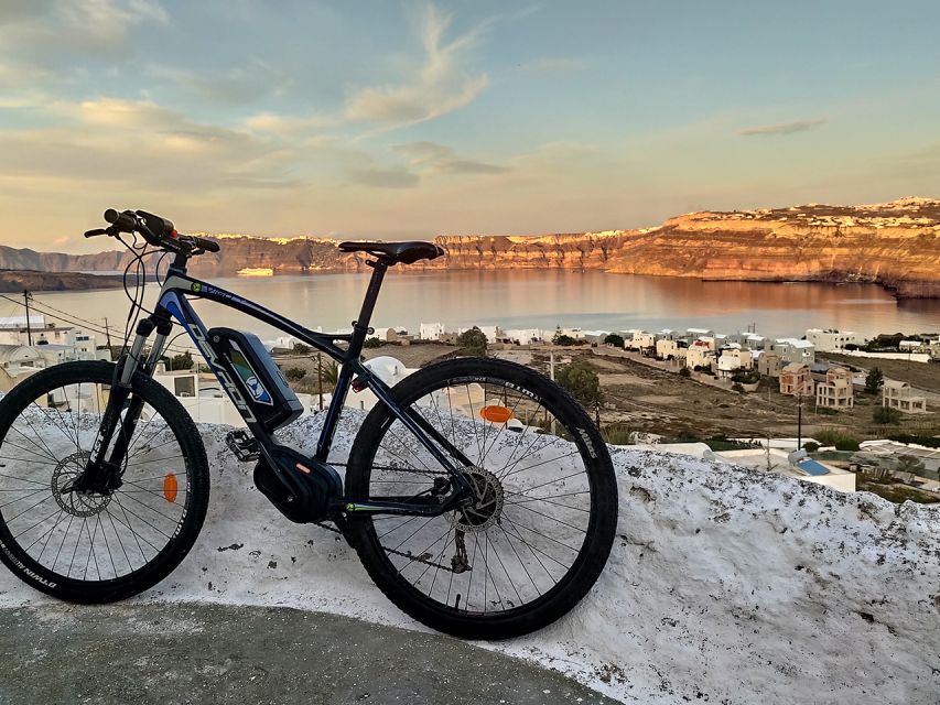 Santorini: Around the Island by Electric Bike - Wine Tasting at Venetsanos, or a Greek Coffee Break
