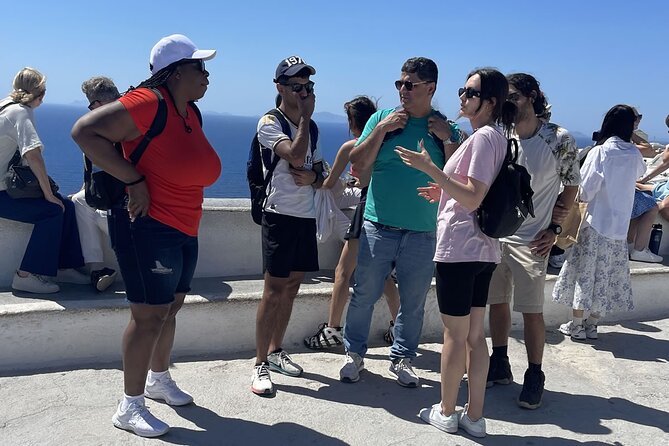 Santorini ATV Highlights Tour: Oia, Viewpoints & Volcanic Beaches - Profitis Ilias Monastery: 360 Views Where the Island Shows Its Shape