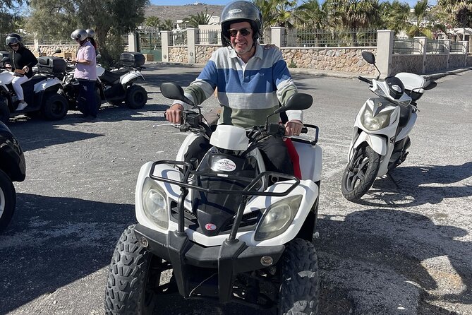Santorini ATV Highlights Tour: Oia, Viewpoints & Volcanic Beaches - Perissa Black Sand Beach: Volcanic Color Without the Long Wait