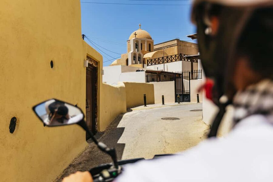 Santorini: ATV Quad Bike Tour with Lunch and Pickup - Guides make or break ATV days: how names like Alex and Kyriakos show up