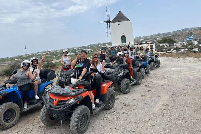 Santorini ATV-Quad Experience: Off-Road Adventure & Hotel Pickup - Windmills of Emporio Views, Vineyards, and the Ride South