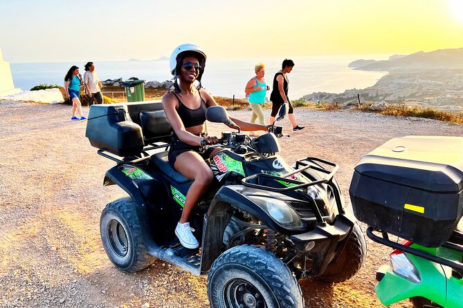 Santorini ATV-Quad Experience: Off-Road Adventure & Hotel Pickup - Heart of Santorini: Caldera Views and Volcano Photos