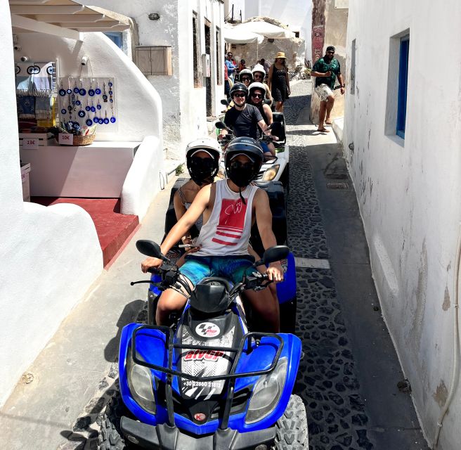 Santorini: ATV-Quad Experience Tour + Transportation - Pickup timing, small-group pacing, and photo stop wins