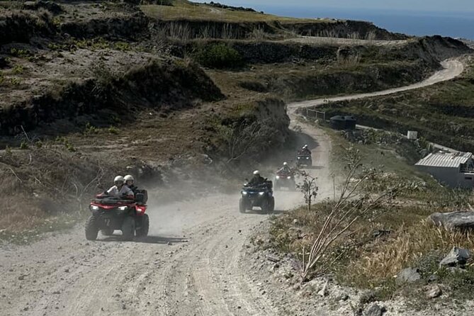 Santorini ATV-Quad Off-road Experience Tour with Transportation - ATV power on Santorini roads you cannot do alone