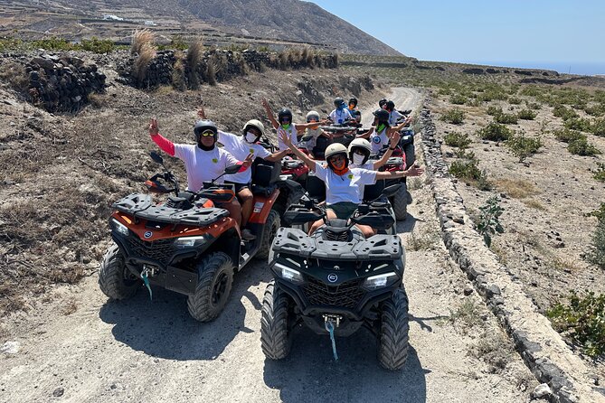 Santorini ATV-Quad Off-road Experience Tour with Transportation - Akrotiri caldera trail, Red Beach, and that volcanic coastline grind