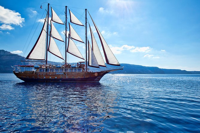 Santorini Caldera Sunset Sailing Cruise with Dinner and Wine - Boat and Crew Atmosphere: Tito, Cesar, and When Language Might Be Tricky