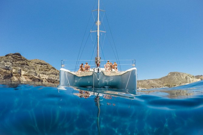Santorini Catamaran Cruise with Fresh Meal and Open Bar - Pickup Timing, Vlychada Departure, and How the Day Actually Runs