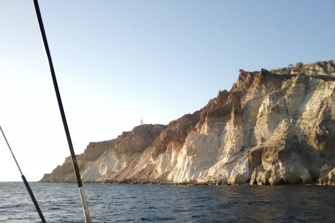 Santorini Catamaran Cruise with Fresh Meal and Open Bar - White Beach Stop: The Private-By-Boat Feel and the Best Water Color