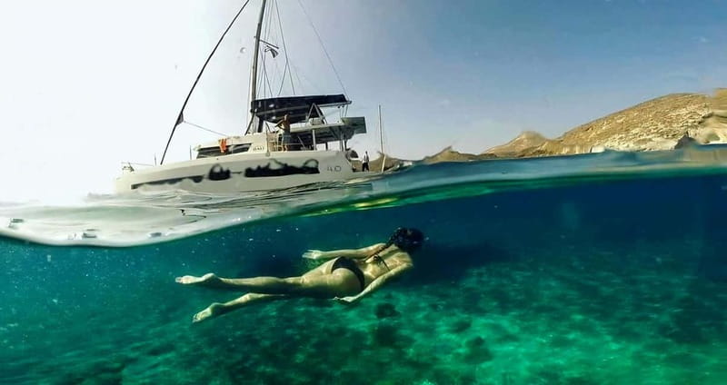 Santorini: Catamaran Cruise with Fresh Meal & Open Bar - Key highlights worth planning for