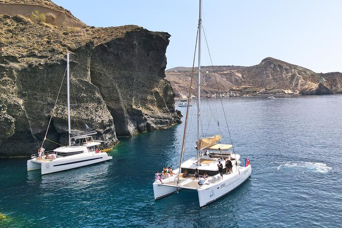 Santorini Catamaran Cruise: with Lunch, BBQ, Open Bar, Transfers - Should you book this Santorini catamaran with lunch and open bar?