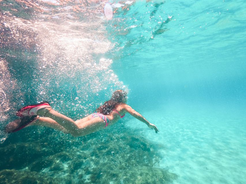 Santorini: Day Cruise with Meal & Open Bar - Snorkeling in the Aegean Blue, With Gear You Actually Use