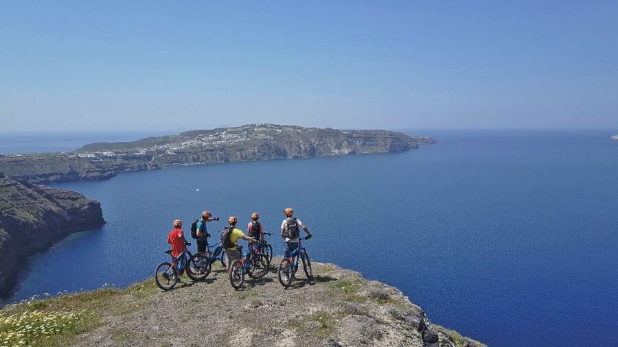 Santorini: Electric Mountain Bike Adventure - Electric mountain bikes on Santorini, what changes for you