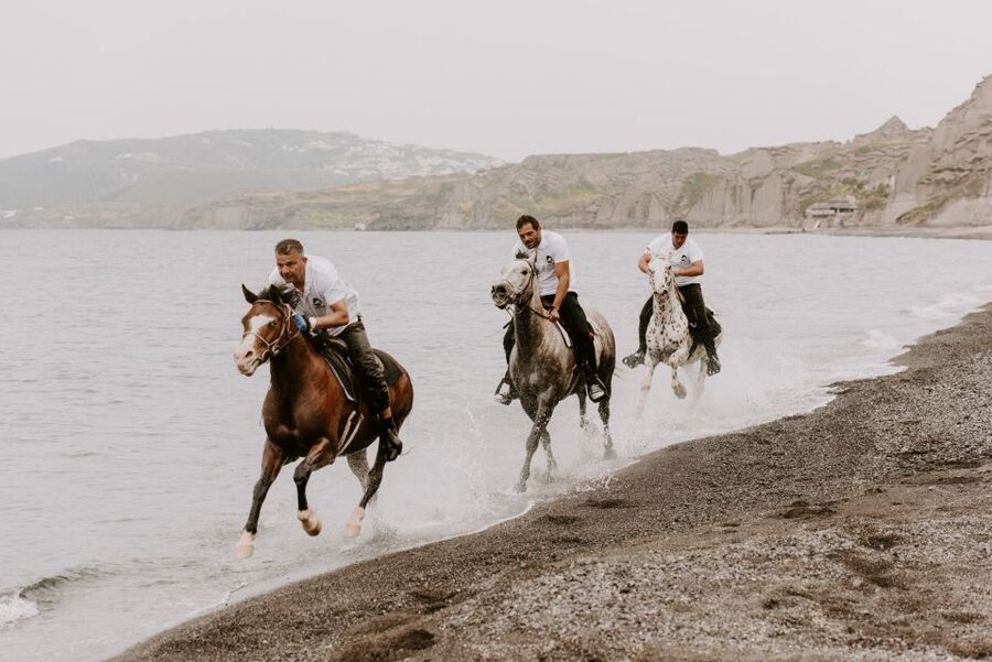 Santorini: Extreme Horse Safari with Beach Gallop - Up Into Canyons and Ravines: Where It Gets Real