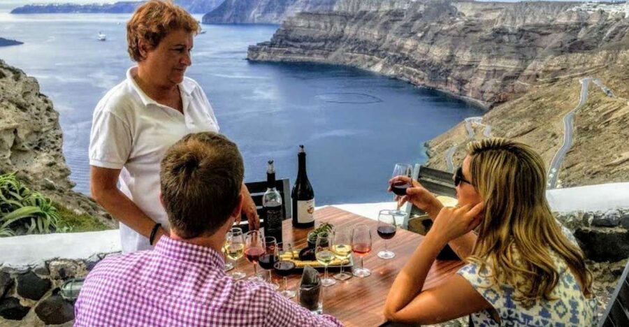 Santorini: Guided Tour to 3 Wineries with Wine Tastings - Key highlights at a glance