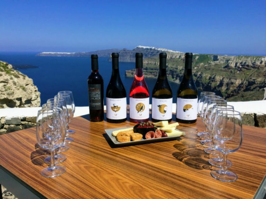 Santorini: Guided Tour to 3 Wineries with Wine Tastings - Value for $176, 12 Tastings, and Three Estates