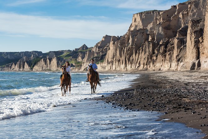 Santorini Horse Riding to Black Sandy Beach - Where you start: Efippos near Vlychada Beach