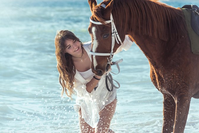 Santorini Horse Riding to Black Sandy Beach - Vlychada dunes to the black beach of Eros