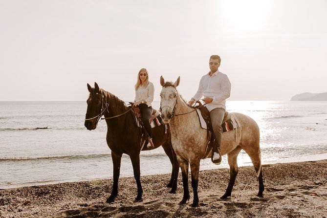 Santorini: Horse Riding to the Black Sandy Beach (Eros beach) - What to wear: dust, heat, and the “don’t show up unprepared” reality