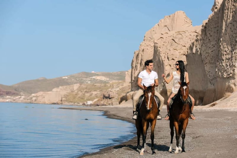 Santorini: Horseback Riding on the Black Sandy Eros Beach - The Eros Beach Experience That Feels More Remote Than It Looks