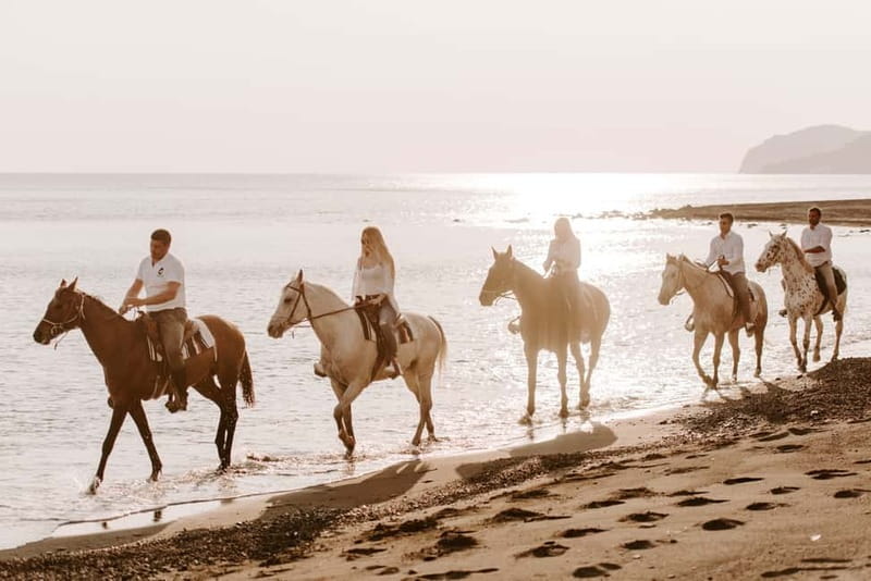 Santorini: Horseback Riding on the Black Sandy Eros Beach - Timing Tips: Dust, Heat, and Why Sunset Slots Feel Worth It