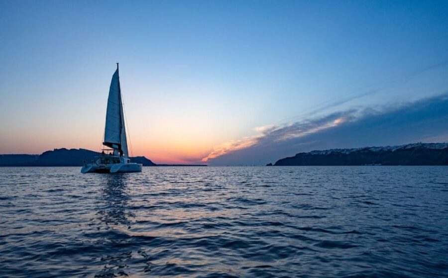 Santorini: Luxury Sunset Cruise with Dinner & Open Bar - Hot Springs Swim and Aegean Snorkeling: The Stops You’ll Remember
