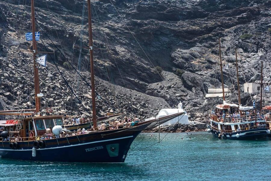Santorini Port: Cruise to Volcano, Hot Springs & Thirassia - Thirassia island time: slow village wandering and big views
