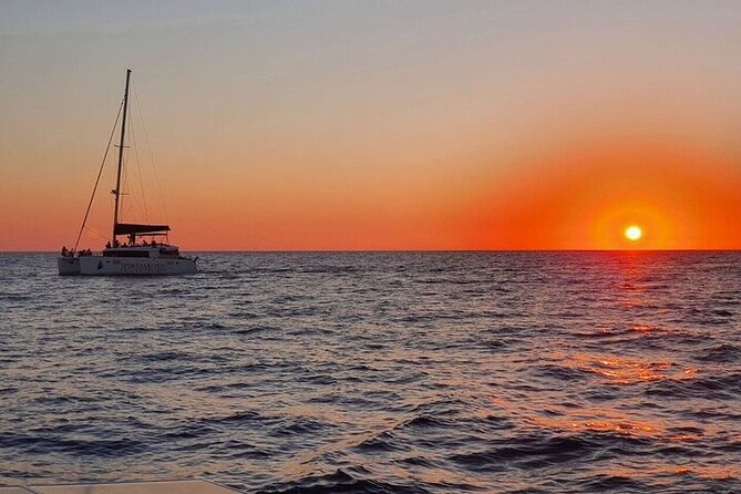Santorini Private Catamaran Cruise with BBQ, Open Bar & Transfers - BBQ, open bar, and the onboard food that people keep praising