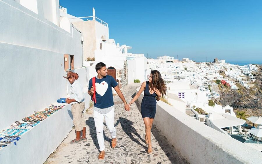 Santorini: Private Customizable Car Tour with a Local Guide - Pyrgos Churches and the Profitis Ilias 360 Degree Monastery View
