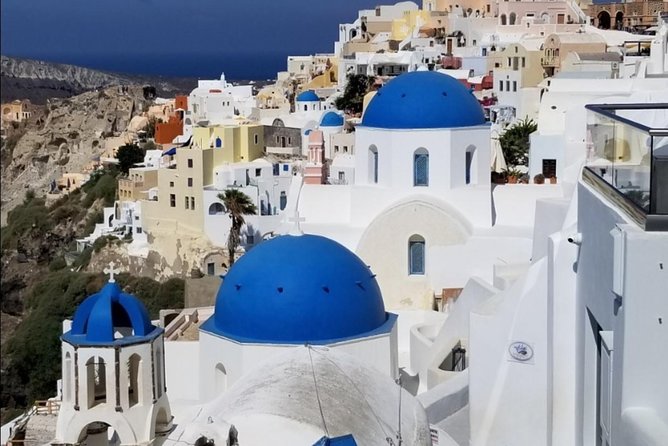 Santorini Private Driver: Explore Santorini - Port & Hotel Pickup - Wine and beer options: Estate Argyros, Santo Winery, and Ftelos Brewery