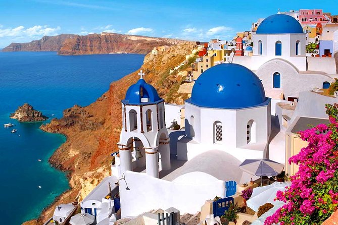 Santorini Private Sightseeing Tour - Firostefani’s Three Bells: the fast, iconic photo stop
