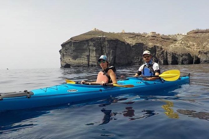 Santorini Sea Kayak - South Discovery, Small Group incl. Sea Caves and picnic - Value check: is $139.07 a fair deal?