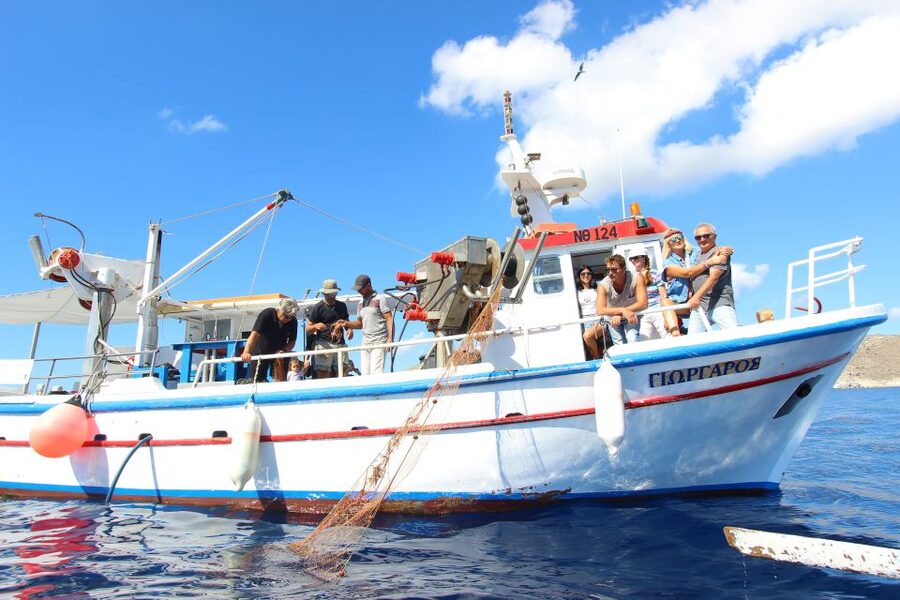 Santorini Sunset Fishing Trip with Dinner and Drinks - Who should book this sunset fishing trip