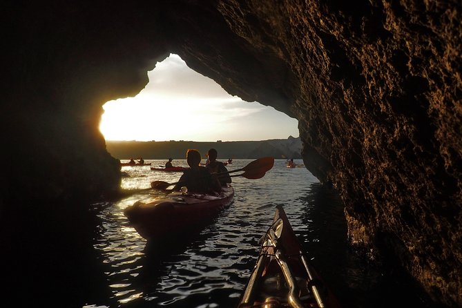 Santorini: Sunset Sea Kayak with Light Dinner with Pick-up Option - Dinner in a Santorini Tavern After Sunset: What You’re Really Eating