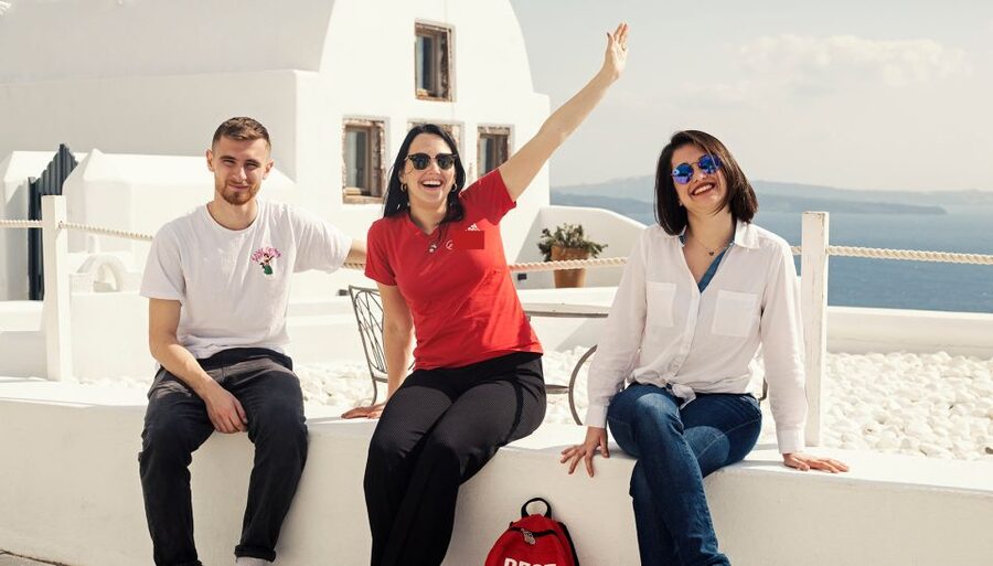 Santorini: Sunset Walking Tour with Local Food and Drinks - Entering Santorini Through Food and Sunset Views