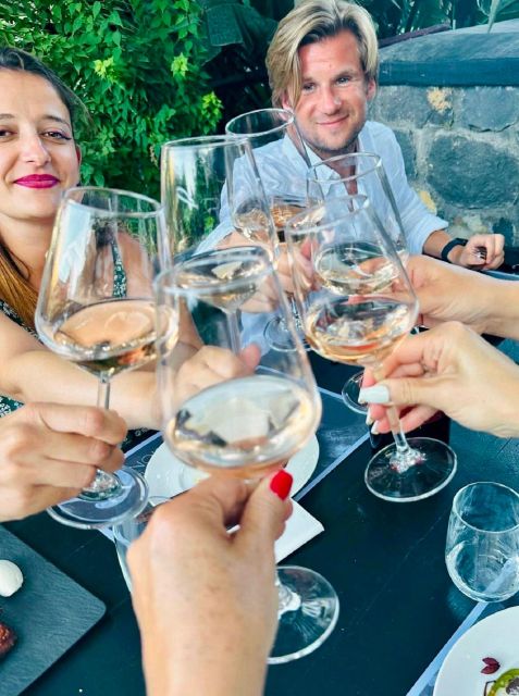 Santorini: Tour of Wineries with Wine Tasting & Food - Stop Three: The Sunset Hour and a Final Taste Before You Head Back