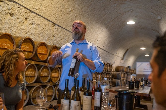 Santorini Wine Roads Tour with Wine Tastings Morning & Sunset - Guides, Vans, and the Intimate Vibe That Makes It Fun