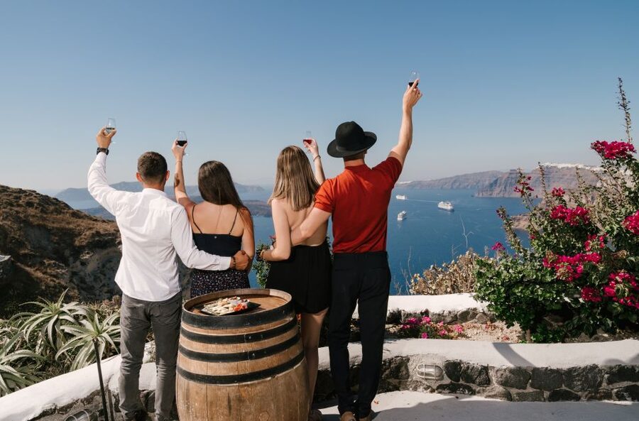 Santorini: Wine Tasting Tour to 3 Wineries with Transfer - Aroma Avlis: what to expect if you’re on the 15:40 departure