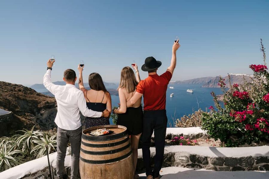 Santorini: Wine Tasting Tour to 3 Wineries with Transfer - Food and snacks: why the pairing style works on a short tour