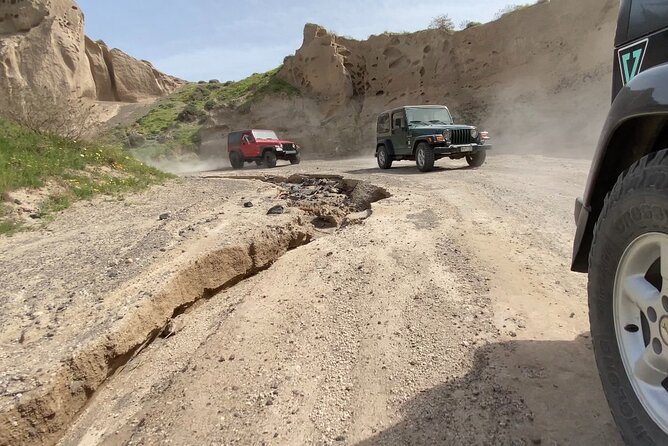 Santorini Wrangler Jeep Afternoon Convoy Tour - Passing the Old Villages and the Akrotiri Lighthouse Area