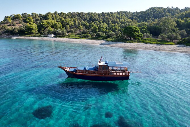SemiPrivate Trip on 50ft Traditional Wooden Boat with Greek Lunch - Key Points at a Glance