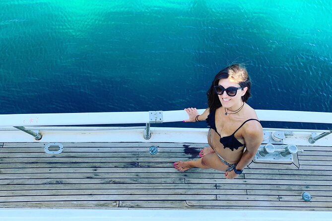 Shared Mykonos Sail Cruise to Delos and Rhenia Islands - Rhenia Island: Snorkeling Gear, a Natural-Pool Feel, and a Proper BBQ Lunch