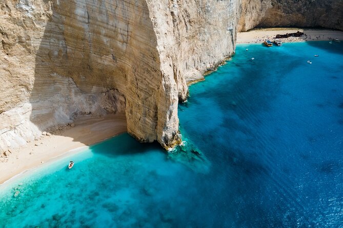 Shipwreck and Blue Caves - Private Speedboat Tour (up to 6 pax) - Navagio Shipwreck Beach photo stop done right